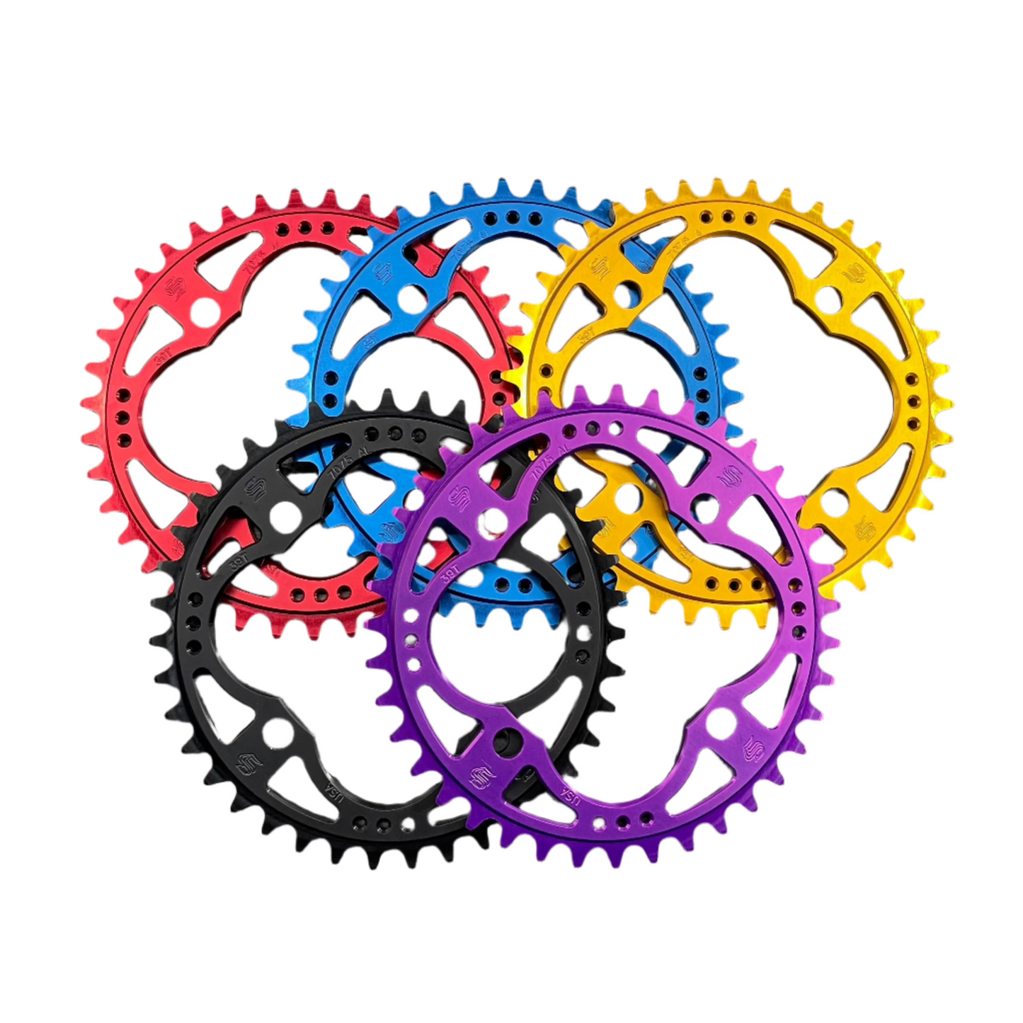 S75 4 bolt Chainrings