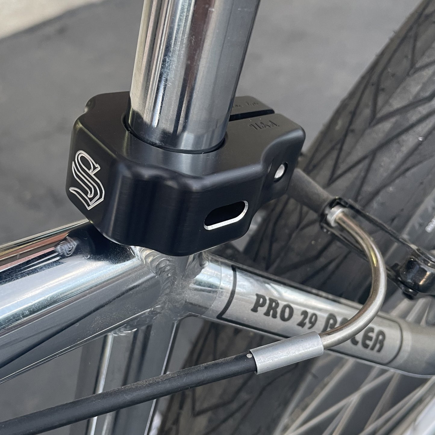 SS Big Bike Seat Post Clamps